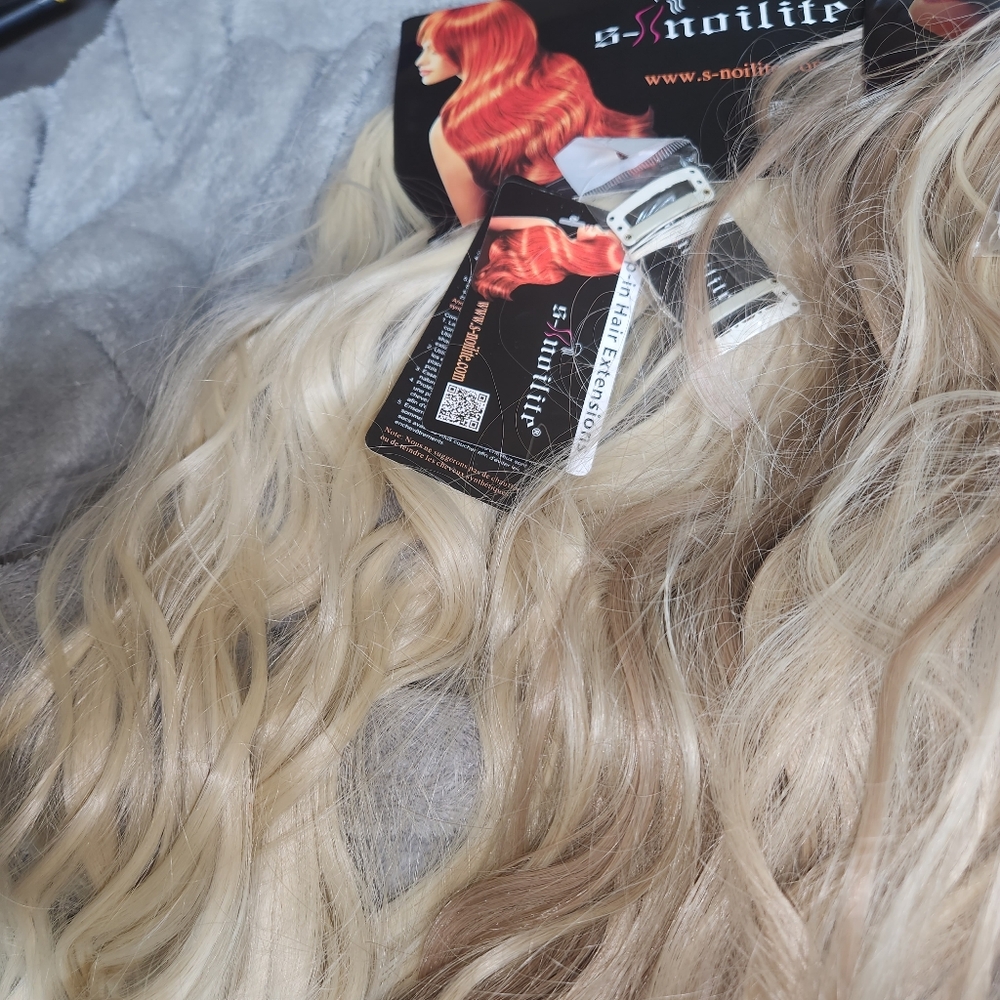 Hair extensions Blonde, mixed blonde